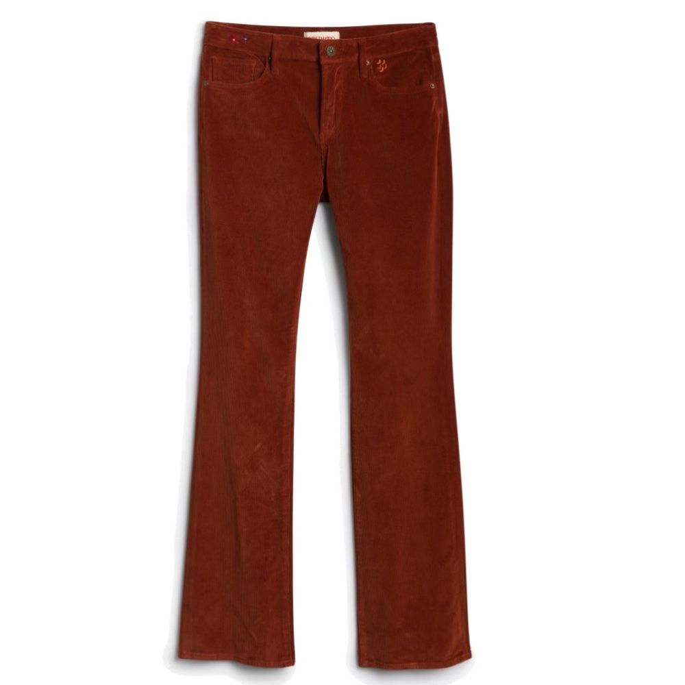 Driftwood Kelly Bootcut Corduroy Embroidered Jeans size 10